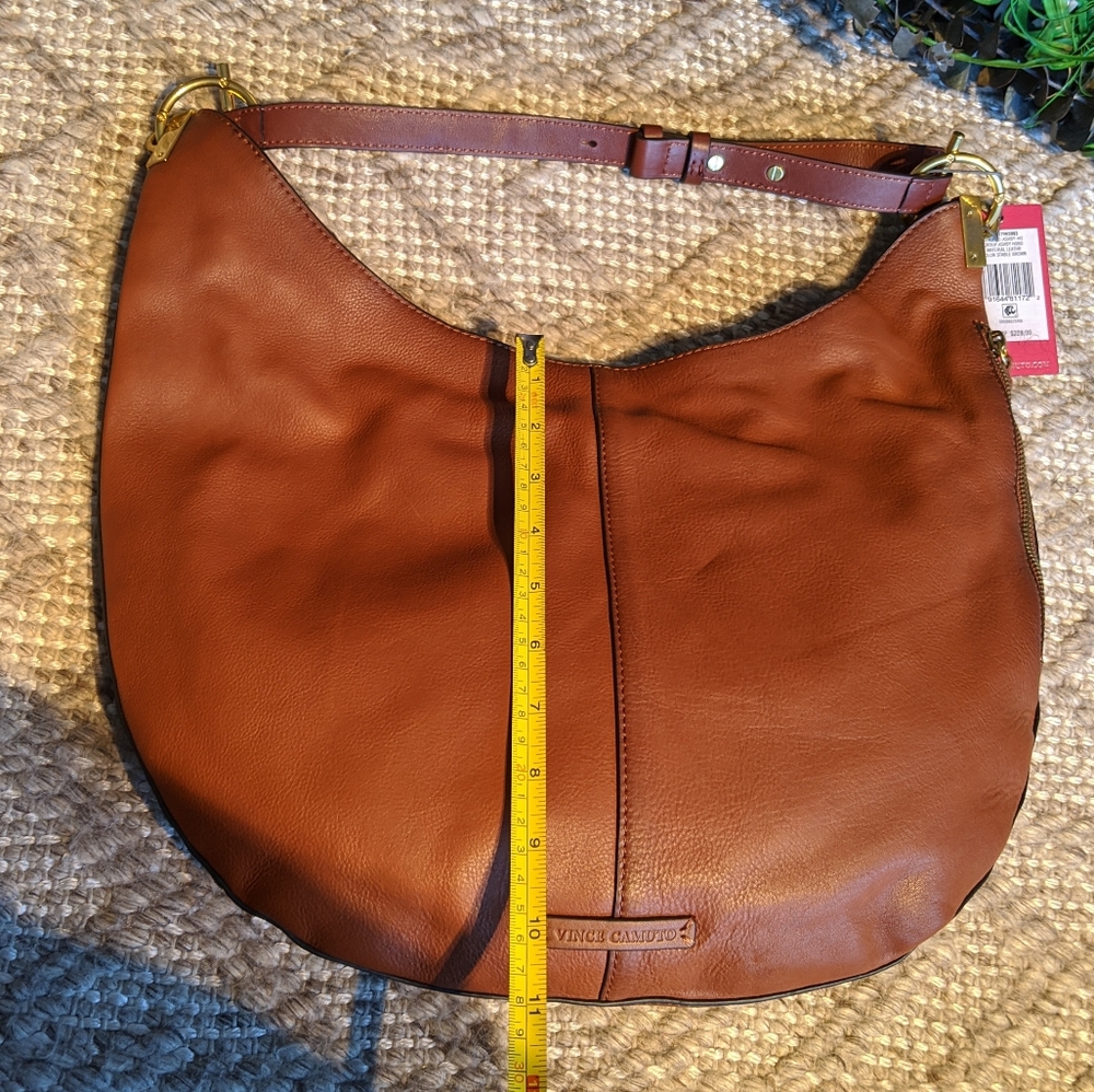 👜SOLD👜Vince Camuto Ashby hobo in stable brown - Picture 6 of 8